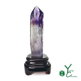 【YC 寶石】天然紫骨幹水晶柱_D356(媽祖遶境強運時機)