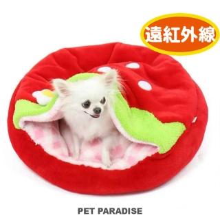 【PET PARADISE】睡袋 草莓 S(寵物窩 寵物睡窩)