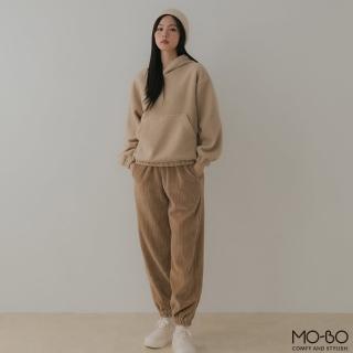 【MO-BO】柔軟舒適燈芯絨縮口長褲(褲子)
