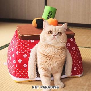 【PET PARADISE】屋床 暖桌 紅 M(寵物窩 寵物睡窩)