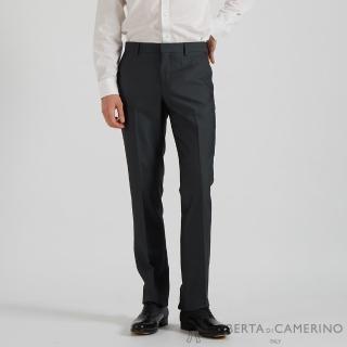 【ROBERTA 諾貝達】男裝 修飾剪裁 舒適時尚商務西褲 平口(藍灰)
