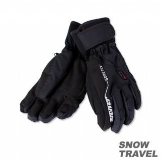 【SNOW TRAVEL】PRIMALOFT+GTX 防水保暖手套(黑色)