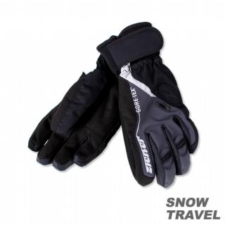 【SNOW TRAVEL】PRIMALOFT+GTX 防水保暖手套(灰色)