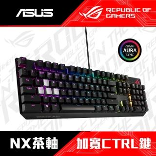 【ASUS 華碩】ROG STRIX SCOPE NX BR 茶軸電競鍵盤