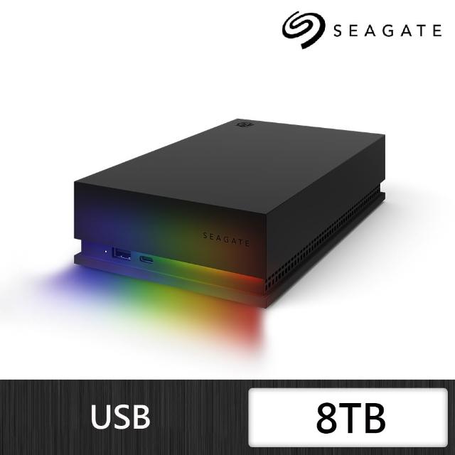 【SEAGATE 希捷】FireCuda Gaming Hub 8TB 3.5吋 外接硬碟(STKK8000400)