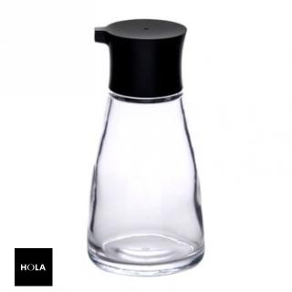 【HOLA】ASVEL玻璃醬油瓶 170ml 黑色