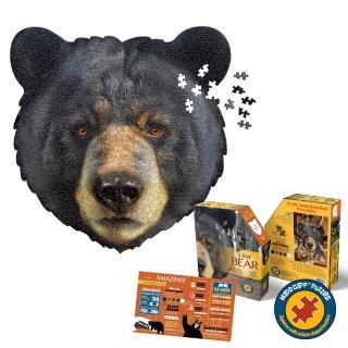 【madd capp】I AM 拼圖 我是美洲黑熊(550 系列 極限逼真動物、驚嘆大尺寸、難度等同1000片)
