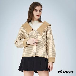 【HONOR 山形屋】水手服造型格紋外套(MOMO獨家限定)