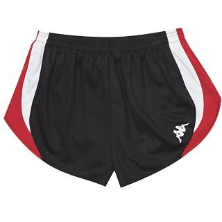 【KAPPA】義大利中性田徑短褲(黑正紅白 31199UW005)