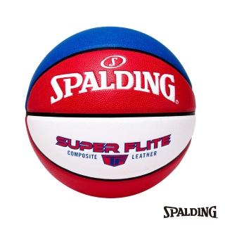 【SPALDING】斯伯丁 SP Super Flite系列 紅/白/藍 合成皮(7號)