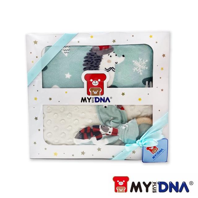 【MY+DNA 熊本部】法蘭絨舒適蓋毯禮盒組-滑雪熊(B0023-01-04)