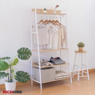 【RICHOME】凱德琳84CM北歐風衣櫥架/衣櫃/衣架/收納櫃/置物櫃/玄關櫃(多功能用途)