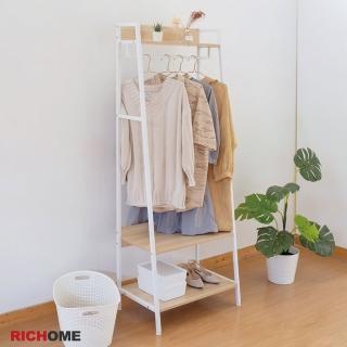 【RICHOME】凱德琳64CM北歐風衣櫥架/衣櫃/衣架/收納櫃/置物櫃/玄關櫃(多功能用途)