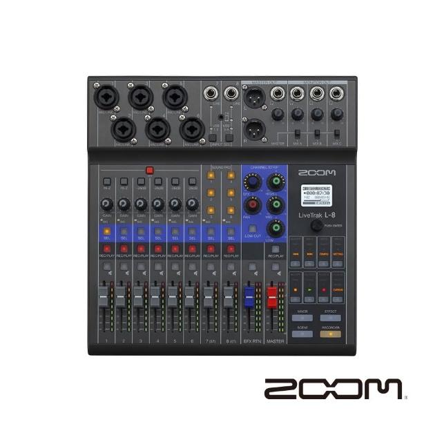 【ZOOM】LiveTrak L-8 混音器／錄音介面(原廠公司貨)