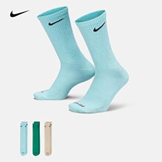 【NIKE 耐吉】Everyday Plus Lightweight socks 六雙一組 三色 淡藍色 泰瑞色 奶茶色 SX6891-924