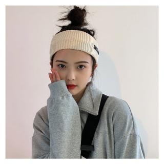 【HaNA 梨花】韓國運動系女孩可當耳罩．加厚寬針織髮帶