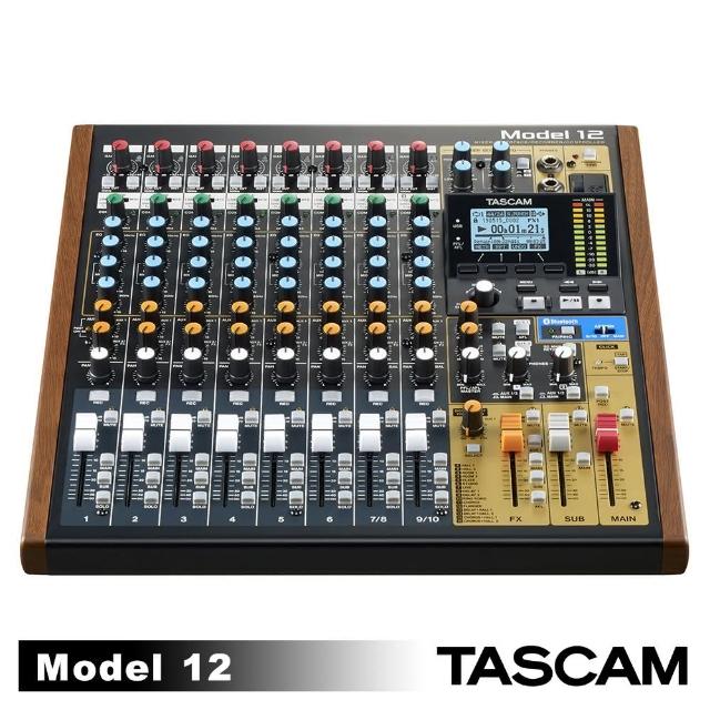 【TASCAM】Model 12 多軌道藍牙混音器  錄音介面  USB音頻接口(公司貨 福利品)