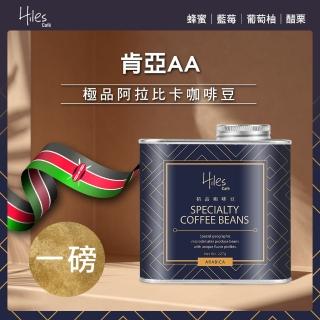 【Hiles】肯亞AA極品咖啡豆-淺中烘焙(272gx2罐)
