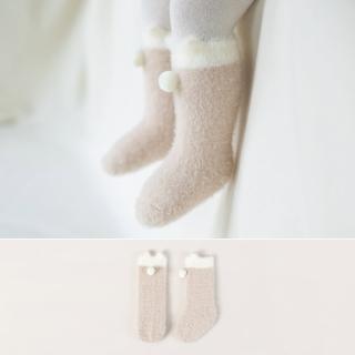 【Happy Prince】Teddy毛球保暖嬰兒童高筒襪(寶寶襪子保暖襪)