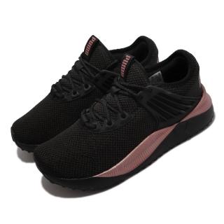 【PUMA】慢跑鞋 Pacer Future Lux 女鞋 運動休閒 緩衝 支撐 基本款 穿搭 黑 粉(380606-01)