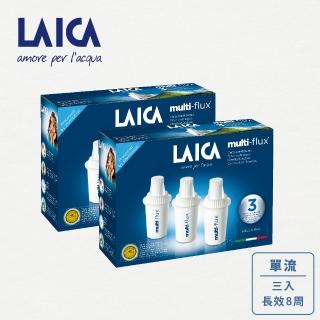 【LAICA 萊卡】義大利原裝進口 經典單流 濾芯(共六入)