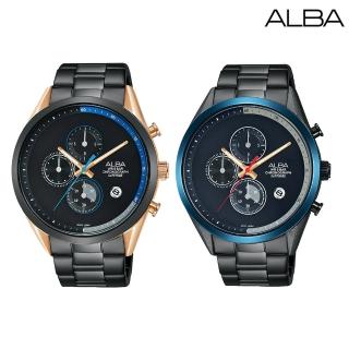 【ALBA】Tokyo Design潮流限量款腕錶-黑/44mm(AM3594X1/AM3597X1)