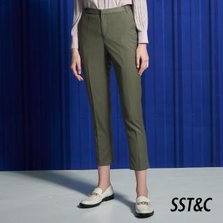 【SST&C 最後65折】橄欖綠修身西裝褲7262111005