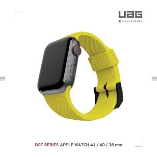 【UAG】（U）Apple Watch 38/40/41mm 舒適矽膠錶帶-黃(UAG)