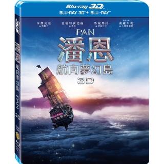 【得利】潘恩：航向夢幻島 3D+2D 雙碟版 BD