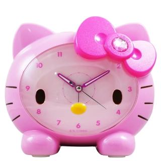 【SANRIO 三麗鷗】Hello Kitty臉蛋造型音樂貪睡鬧鐘(JM-E890-KT)
