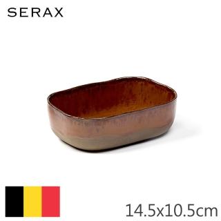 【SERAX】MERCI/N°6長方深盤/14.5cm/咖啡(比利時米其林餐瓷家飾)