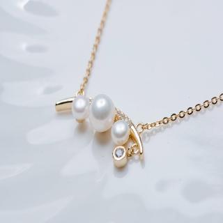 【A.pearl】月彎 珍珠 項鍊(半月珍珠)