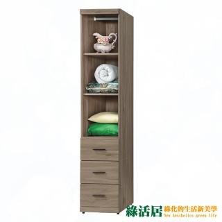 【綠活居】夏特 時尚1.3尺三抽衣櫃/收納櫃(二色可選)