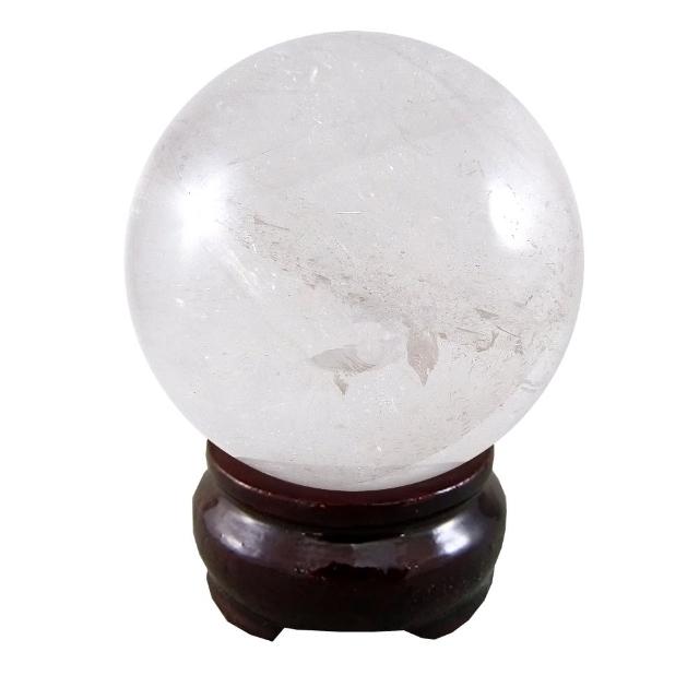 【寶峻晶石館】白水晶球 直徑7cm(WB19)
