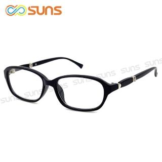 【SUNS】老花眼鏡 簡約典雅黑框 時尚新潮流精品老花眼鏡 佩戴舒適 閱讀眼鏡