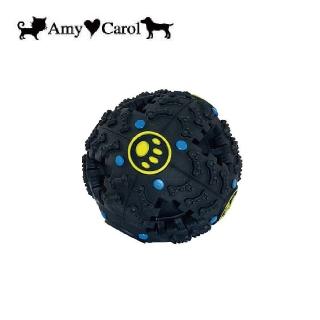 【Amy Carol】育智健身球-黑色4吋10cm（BD642169）(狗玩具/啾啾玩具)
