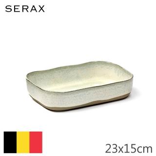 【SERAX】MERCI/N°5長方碗/23x15cm/灰白(比利時米其林餐瓷家飾)
