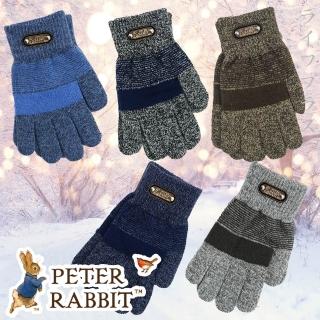 【PETER RABBIT 比得兔】兒童AB紗保暖針織手套-16.5cm-GL5493(4雙入)
