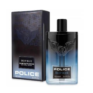 【POLICE】deep blue 湛藍男性淡香水 100ml(專櫃公司貨)