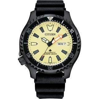 【CITIZEN 星辰】Promaster鋼鐵河豚EX Plus 亞洲限量潛水機械錶(NY0138-14X)