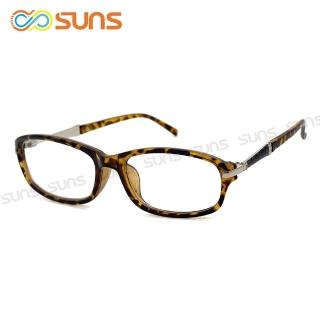 【SUNS】老花眼鏡 簡約優雅豹紋茶框 時尚新潮流精品老花眼鏡 佩戴舒適 閱讀眼鏡