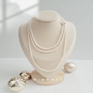 【A.pearl】環繞 珍珠 項鍊(高級珍珠)