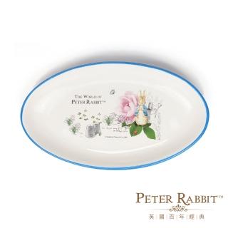 【PETER RABBIT 比得兔】陶瓷小橢圓盤(玫瑰)