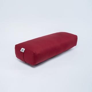 【miracle墨瑞革】台灣製高磅數瑜珈枕 酒木紅(枕套可拆洗)