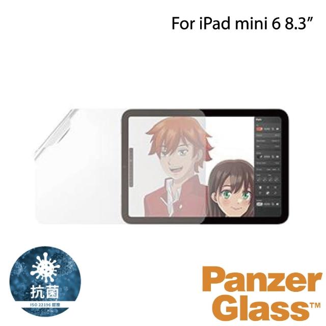 【PanzerGlass】iPad mini 6 8.3吋 類紙膜抗刮防指紋保護貼(文書繪圖)