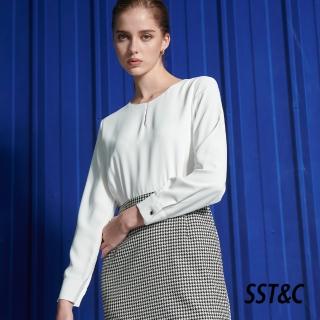 【SST&C 最後55折】黑白千鳥格兩截式洋裝8562112001