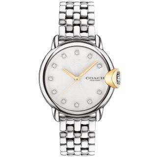 【COACH】Arden 水波紋晶鑽女錶-32mm(14503818)
