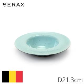 【SERAX】ALG/寬邊圓淺碗/D21.3cm/淺藍+煙燻藍(比利時米其林餐瓷家飾)