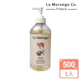 【La Morongo Co. 法國樂木美品】薔薇玫瑰精油沐浴露 500mL(玫瑰 沐浴 洗澡 洗臉 凝膠)