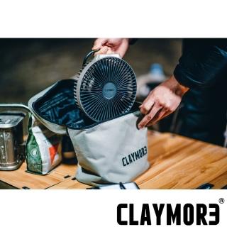 【CLAYMORE】Portable fan V600+ 循環風扇 灰色 含收納袋(CLFN-V610WG+CLA-P01)